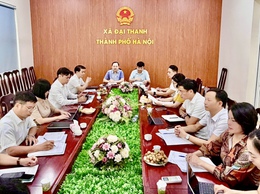 Hai Ban HĐND xã Đại Thanh thẩm tra các nội dung trình kỳ họp thứ Hai HĐND xã khóa II