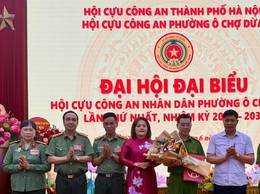 Đại hội Hội Cựu Công an nhân dân phường Ô Chợ Dừa lần thứ nhất