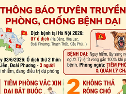 THÔNG BÁO TUYÊN TRUYỀN PHÒNG, CHỐNG BỆNH DẠI
