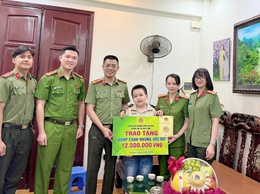 Công an xã Gia Lâm thực hiện chương trình “Chắp cánh những ước mơ” – lan tỏa tình người, chia sẻ yêu thương.