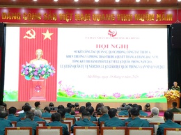 Phường Hà Đông sơ kết công tác quân sự, quốc phòng 6 tháng đầu năm 2026