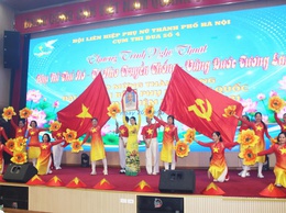 Sôi nổi chương trình nghệ thuật chào mừng thành công Đại hội đại biểu Phụ nữ toàn quốc lần thứ XIV của Hội LHPN Cụm thi đua số 4