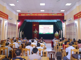 Đảng uỷ  phường Từ Liêm tổ chức hội nghị cho ý kiến về  phương án nhân sự cấp ủy chi bộ sau sắp xếp tổ dân phố