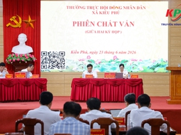 HĐND xã Kiều Phú khóa II, nhiệm kỳ 2026-2031 hoàn thành các nội dung tại kỳ họp thường lệ giữa năm 2026
