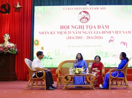 XÃ SÓC SƠN TỔ CHỨC HỘI NGHỊ TỌA ĐÀM CHUYÊN ĐỀ NHÂN DỊP KỶ NIỆM 25 NĂM NGÀY GIA ĐÌNH VIỆT NAM