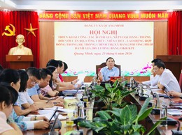 Đảng ủy xã Quang Minh triển khai công tác đánh giá cán bộ, công chức, viên chức theo phương pháp OKR/KPI