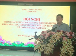 Triển khai kế hoạch khám sức khỏe toàn dân trên địa bàn xã Đoài Phương