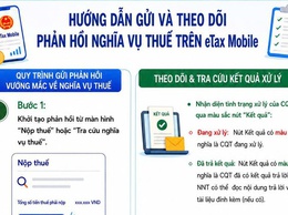 HƯỚNG DẪN CÁCH GỬI, THEO DÕI PHẢN HỒI NGHĨA VỤ THUẾ TRÊN eTax Mobile 
