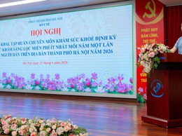 Phấn đấu 100% người dân thành phố được khám sức khoẻ định kỳ