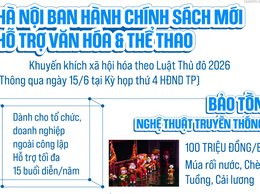 Hà Nội thông qua Nghị quyết quy định một số chính sách hỗ trợ Văn hóa và Thể thao
