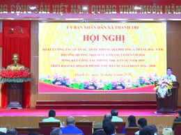 Thanh Trì nâng cao chất lượng công tác quân sự, quốc phòng địa phương