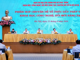 Phiên họp Chuyên đề Ban Chỉ đạo của Chính phủ về phát triển khoa học công nghệ, đổi mới sáng tạo, chuyển đổi số và Đề án 06