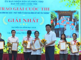 Xã Phúc Thọ: Lan tỏa giá trị gia đình Việt từ những câu chuyện yêu thương và văn hóa đọc