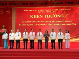 Phường Thanh Liệt sơ kết 1 năm vận hành chính quyền địa phương 2 cấp và tổng kết Cuộc thi chính luận về bảo vệ nền tảng tư tưởng của Đảng lần thứ I năm 2026