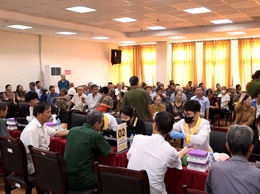 Xã Mỹ Đức triển khai cao điểm thực hiện thu nhận mẫu sinh phẩm ADN thân nhân liệt sĩ chưa xác định thông tin