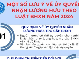 Từ ngày 01/7/2026: Người dân cần lưu ý khi ủy quyền nhận lương hưu, trợ cấp BHXH