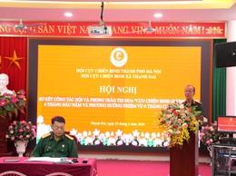 Hội CCB xã sơ kết công tác Hội và phong trào thi đua 