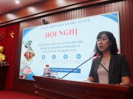 Phú  Xuyên đối thoại với các cơ sở giết mổ, triển khai lộ trình chấm dứt giết mổ nhỏ lẻ từ ngày 1/7