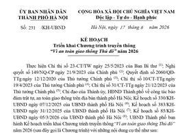 Phường Hồng Hà hưởng ứng Chương trình truyền thông “Vì an toàn giao thông Thủ đô” năm 2026