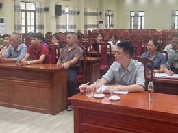 Tổ công tác số 1 tuyên truyền, vận động nhân dân bàn giao mặt bằng thực hiện dự án đường Tây Thăng Long