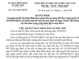 QUYẾT ĐỊNH CHO PHÉP HỘ GIA ĐÌNH ĐƯỢC GIẢM TIỀN 
SỬ DỤNG ĐẤT THEO NGHỊ QUYẾT SỐ 254/2025/QH15 của QUỐC HỘI KHI CHUYỂN MỤC ĐÍCH SỬ DỤNG ĐẤT TRỒNG CÂY LÂU NĂM TRONG CÙNG THỬA ĐẤT Ở SANG ĐẤT Ở.