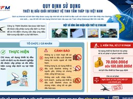 Tăng cường tuyên truyền sử dụng thiết bị Internet vệ tinh đúng quy định