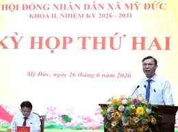 Khai mạc kỳ họp thứ hai HĐND xã Mỹ Đức, nhiệm kỳ 2026 - 2031