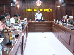 Xã Phú Xuyên tuyên truyền, vận động các hộ gia đình bàn giao mặt bằng thực hiện Dự án nâng cấp Bệnh viện Đa khoa Phú Xuyên