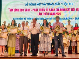 Gia đình ông Lâm Văn Bảng đạt Giải Ba cấp Thành phố Cuộc thi “Gia đình đọc sách - Phát triển tủ sách gia đình kết nối yêu thương” năm 2026
