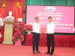 Công Bố Quyết Định Thành Lập Chi Bộ Công Ty TNHH Vận Tải Thương Mại Việt Phát