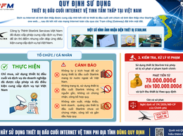Quy định sử dụng thiết bị đầu cuối Internet vệ tinh tầm thấp tại Việt Nam