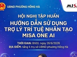 HỘI NGHỊ TẬP HUẤN HƯỚNG DẪN SỬ DỤNG TRỢ LÝ TRÍ TUỆ NHÂN TẠO MISA ONE AI TẠI PHƯỜNG HỒNG HÀ