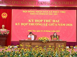 HĐND xã Phúc Thọ khóa II, nhiệm kỳ 2026–2031 tổ chức thành công Kỳ họp thứ Hai (kỳ họp thường lệ giữa năm 2026)