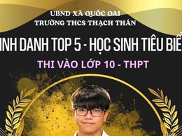 TRƯỜNG THCS THẠCH THÁN VINH DANH HỌC SINH ĐẠT THÀNH TÍCH XUẤT SẮC TRONG KỲ THI VÀO LỚP 10 NĂM HỌC 2026–2027