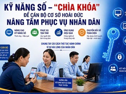 Kỹ năng số – “chìa khóa” để cán bộ cơ sở Hoài Đức nâng tầm phục vụ nhân dân