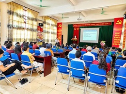 Trạm Y tế xã Hoài Đức tổ chức Hội nghị truyền thông về “Xử trí ban đầu đúng và điều trị dự phòng sớm sau phơi nhiễm với động vật mắc dại hoặc nghi mắc dại”