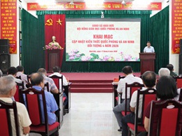 Khai mạc lớp cập nhật kiến thức quốc phòng và an ninh cho đối tượng 4 năm 2026