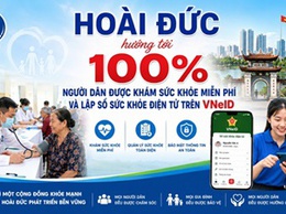 Hoài Đức hướng tới 100% người dân được khám sức khỏe miễn phí và lập sổ sức khỏe điện tử trên VneID