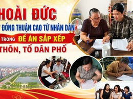 Hoài Đức đạt đồng thuận cao từ Nhân dân trong Đề án sắp xếp thôn, tổ dân phố