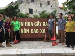 25 CHI HỘI NÔNG DÂN Ở THÔN, TỔ DÂN PHỐ XÃ HOÀI ĐỨC ĐỒNG LOẠT RA QUÂN TỔNG VỆ SINH MÔI TRƯỜNG
