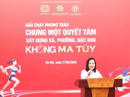 Phường Chương Mỹ tổ chức Giải chạy phong trào “Chung một quyết tâm xây dựng xã, phường, đặc khu không ma túy”