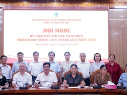Cụm thi đua số VIII Hội Người cao tuổi thành phố Hà Nội ký giao ước thi đua năm 2026