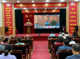UBND phường Long Biên tham dự Hội nghị trực tuyến phổ biến, quán triệt các Nghị quyết triển khai thi hành Luật Thủ đô năm 2026