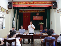67 hộ gia đình trên địa bàn xã Đông Sơn cũ tham dự Hội nghị đối thoại về Dự thảo phương án hỗ trợ, bồi thường khi bị thu hồi đất thực hiện Dự án cải tạo, nâng cấp Quốc lộ 6 đoạn Ba La – Xuân Mai