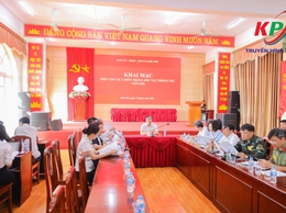 Xã Kiều Phú tổ chức luyện tập chuẩn bị cho khai mạc Diễn tập tác chiến trong khu vực phòng thủ xã năm 2026