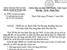THƯ NGỎ GỬI NGƯỜI NỘP THUẾ
Về việc thực hiện ghi nợ tiền sử dụng đất đối với hộ gia đình, cá nhân khi được giao đất tái định cư