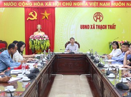 THẠCH THẤT: NGHE BÁO CÁO TIẾN ĐỘ TRIỂN KHAI CÁC DỰ ÁN TRỌNG ĐIỂM TRÊN ĐỊA BÀN