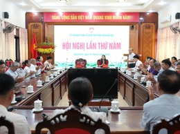 Ủy ban MTTQ Việt Nam xã Quảng Oai tổ chức Hội nghị lần thứ Năm