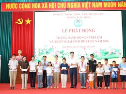 PHƯỜNG TÙNG THIỆN ĐẨY MẠNH CÔNG TÁC BẢO VỆ, CHĂM SÓC TRẺ EM TRONG KỶ NGUYÊN SỐ