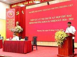 Cử tri phường Phương Liệt tin tưởng, gửi gắm phản ánh nhiều ý kiến, kiến nghị  tại các Hội nghị tiếp xúc cử tri trước kỳ họp thường lệ giữa năm 2026 HĐND phường khóa II, nhiệm kỳ 2026-2031